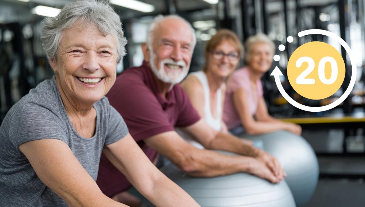 20 minutos de ejercicios para envejecer mejor